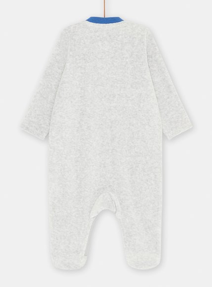 Βρεφικό Ολόσωμο Φορμάκι για Αγόρια Gray Bear