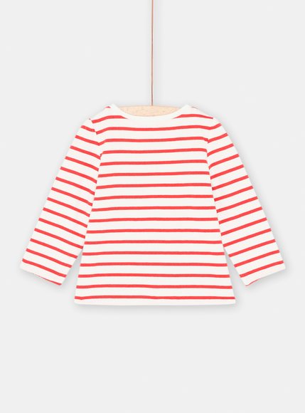 Βρεφική Μακρυμάνικη Μπλούζα για Κορίτσια Διπλής Όψης Red Hearts