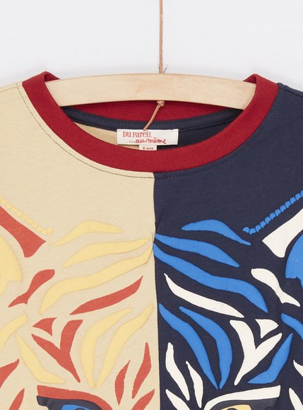 Παιδική Μακρυμάνικη Μπλούζα για Αγόρια Multicolour Tiger