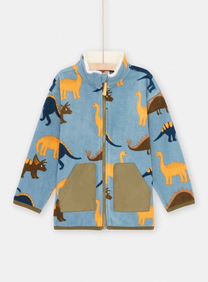 Παιδική Ζακέτα για Αγόρια Γαλάζιο Dinosaur