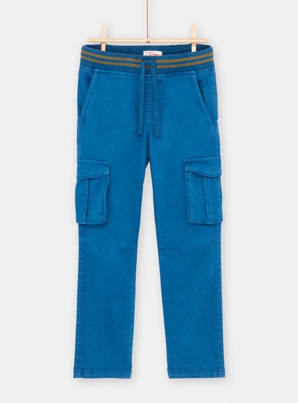 Παιδικό Παντελόνι για Αγόρια Μπλε Ανοιχτό Cargo - ΜΠΛΕ