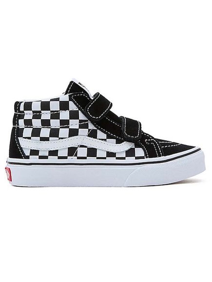 ΑΓΟΡΙ > Παπούτσια Παιδικά High Sneakers Παπούτσια Vans Old Skool Checkerboard Black/White - ΜΑΥΡΟ
