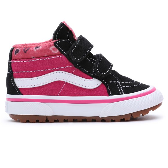 ΒΡΕΦΙΚΟ ΚΟΡΙΤΣΙ > Παπούτσια Βρεφικά Sneakers Παπούτσια Vans Sk-8 Mid Reissue V Mte Black/Pink - ΡΟΖ
