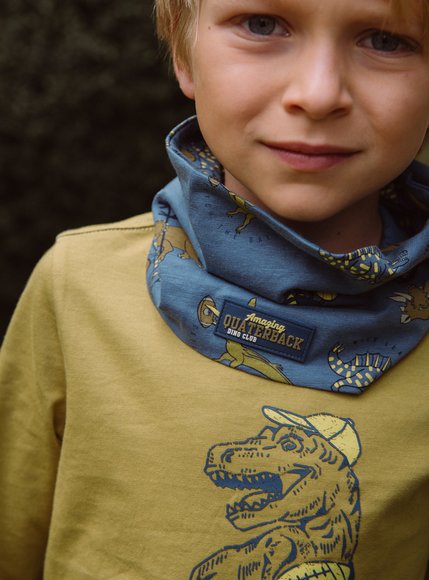 Παιδική Μπλούζα για Αγόρια Sergent Major Olive Dinosaur