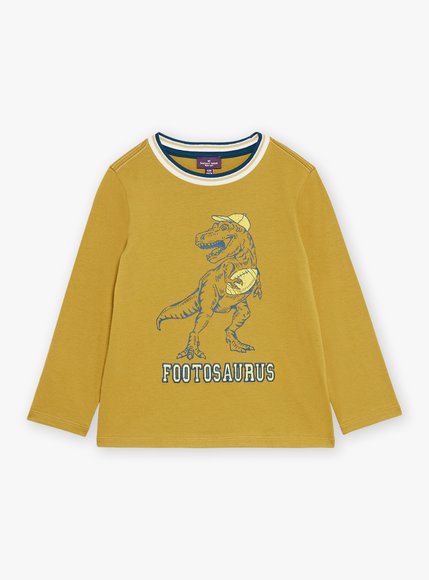 Παιδική Μπλούζα για Αγόρια Sergent Major Olive Dinosaur