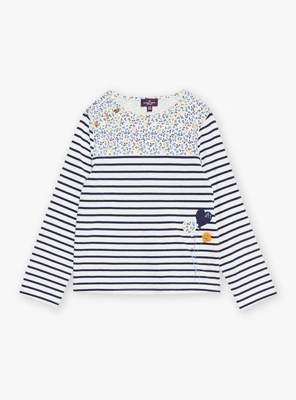 Παιδική Μπλούζα για Κορίτσια Sergent Major Blue Floral