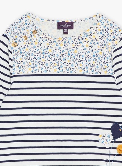 Παιδική Μπλούζα για Κορίτσια Sergent Major Blue Floral