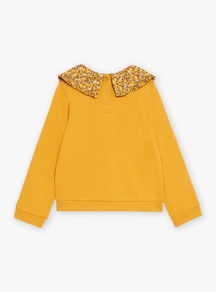 Παιδικό Φούτερ για Κορίτσια Sergent Major Μουσταρδί