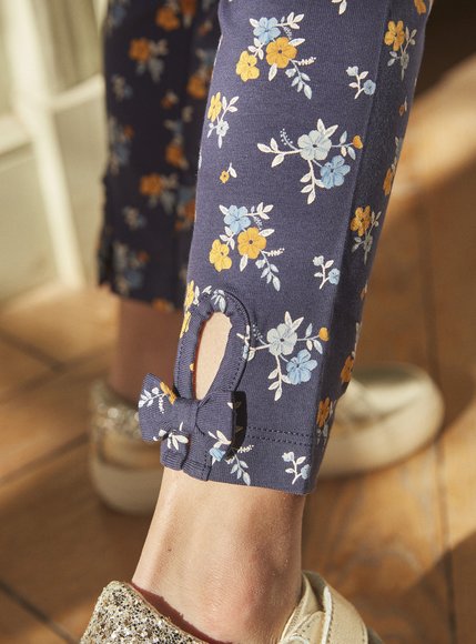 Παιδικό Κολάν για Κορίτσια Sergent Major Navy Blue Flowers