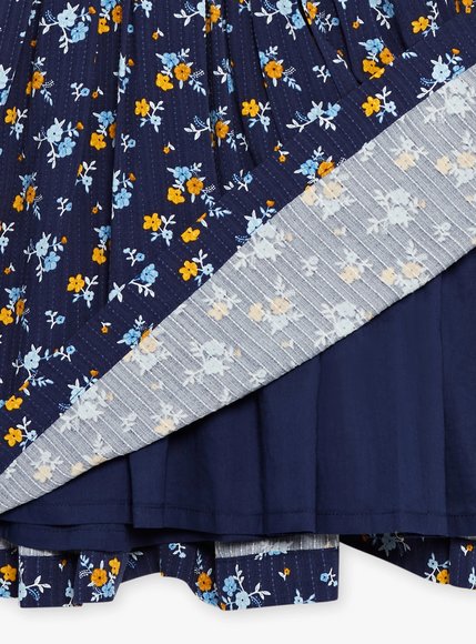 Παιδικό Φόρεμα για Κορίτσια Sergent Major Blue Flowers