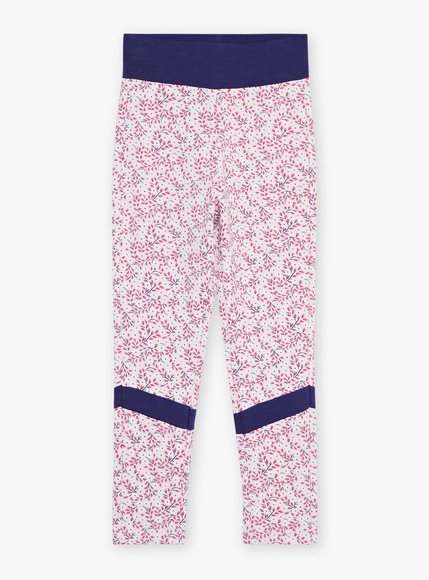 Παιδικό Κολάν για Κορίτσια Sergent Major Λευκό Flowers - ΚΟΚΚΙΝΟ φωτογραφία