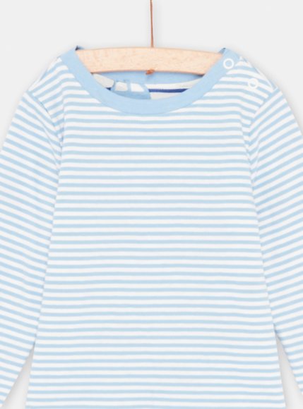 Βρεφική Μακρυμάνικη Μπλούζα για Αγόρια Διπλής Όψης Baby Blue Cars