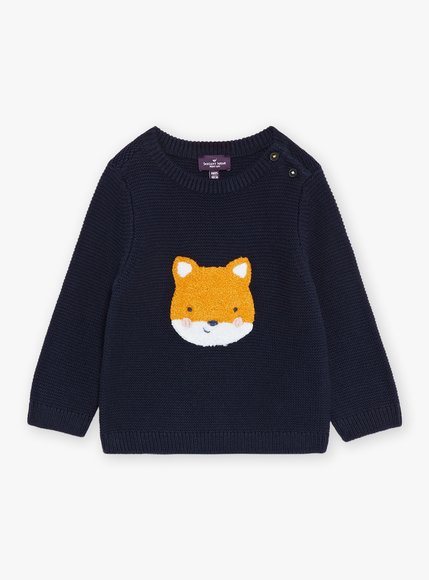 Βρεφικό Πουλόβερ για Αγόρια Μπλε Foxy