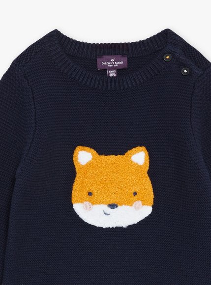 Βρεφικό Πουλόβερ για Αγόρια Μπλε Foxy