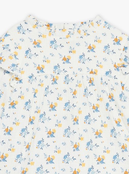Παιδικό Πουκάμισο για Κορίτσια Sergent Major White Floral