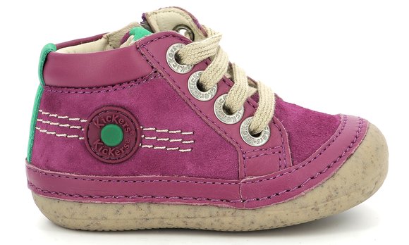 ΒΡΕΦΙΚΟ ΚΟΡΙΤΣΙ > Παπούτσια Βρεφικά Παππούτσια για Κορίτσια Kickers Sonistreet Plum Purple - ΡΟΖ