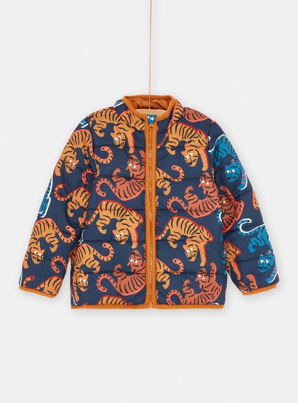 Παιδικό Μπουφάν για Αγόρια 2 σε 1 Multicolour Tigers