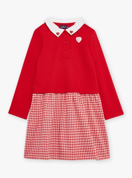 Παιδικό Φόρεμα για Κορίτσια Sergent Major Κόκκινο Καρό