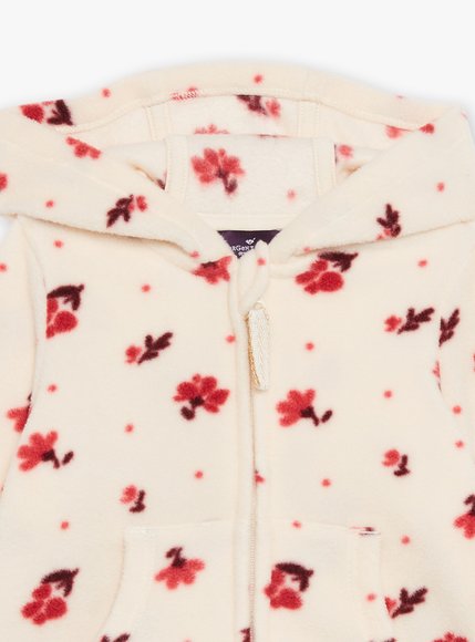 Βρεφική Ζακέτα για Κορίτσια Sergent Major Fleece White Flowers