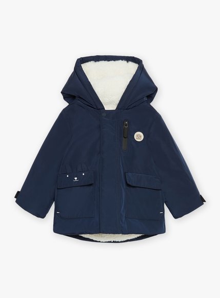 SERGENT MAJOR Βρεφικό Αδιάβροχο Μπουφάν για Αγόρια Sergent Major Navy Blue - ΜΠΛΕ