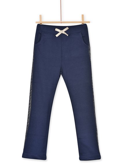 Παιδικό Παντελόνι για Κορίτσια Navy Blue Metallic - ΜΠΛΕ