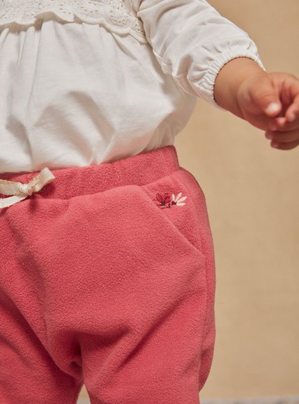 Βρεφικό Παντελόνι για Κορίτσια Sergent Major Fleece Pink