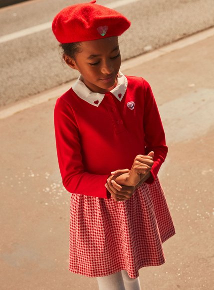 Παιδικό Φόρεμα για Κορίτσια Sergent Major Κόκκινο Καρό