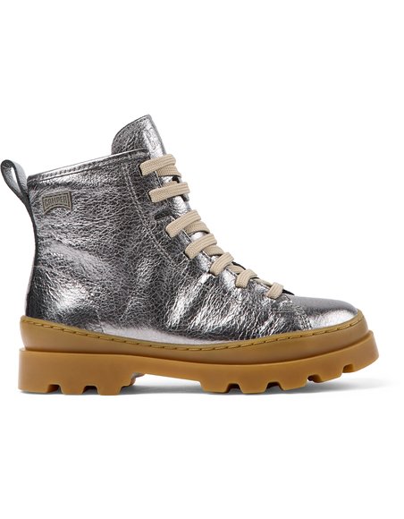 Παιδικά Μποτάκια Camper Brutus Silver Metallic – ΓΚΡΙ