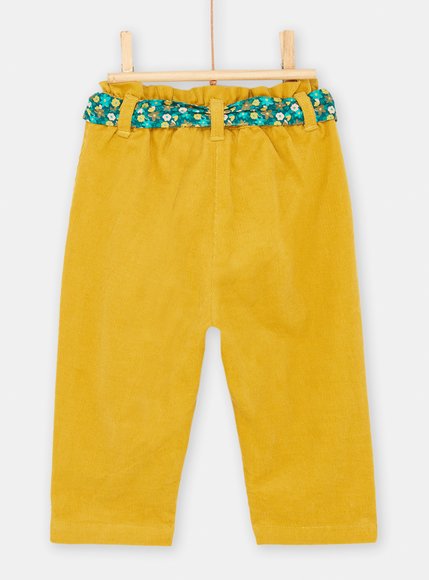 Βρεφικό Παντελόνι για Κορίτσια Yellow Flowers
