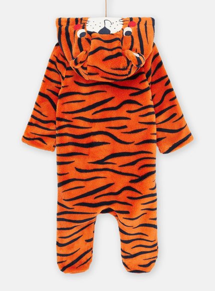 Βρεφική Ολόσωμη Πιτζάμα για Αγόρια Orange Tiger