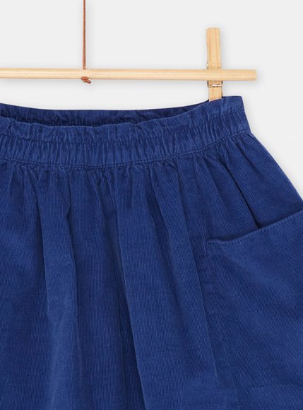 Παιδική Φούστα για Κορίτσια Διπλής Όψης Blue Floral