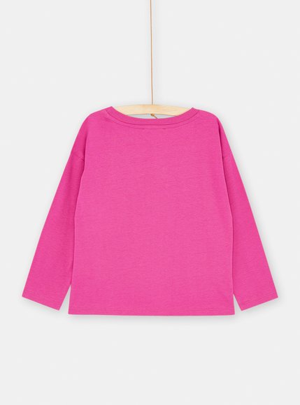 Παιδική Μακρυμάνικη Μπλούζα για Κορίτσια Pink Tiger