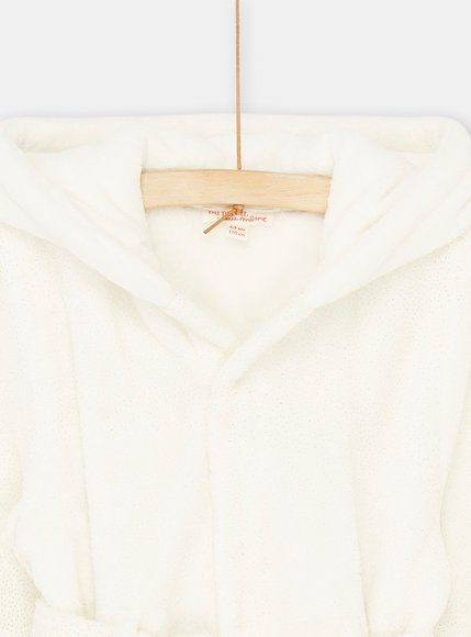 Παιδική Ρόμπα για Κορίτσια White Kitty