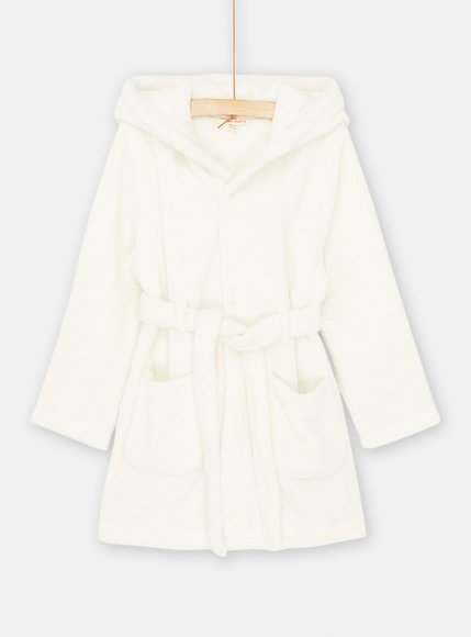 Παιδική Ρόμπα για Κορίτσια White Kitty