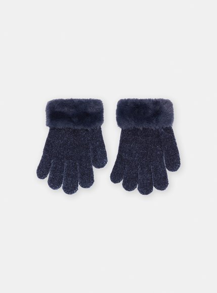 Παιδικά Γάντια για Κορίτσια Blue Fur