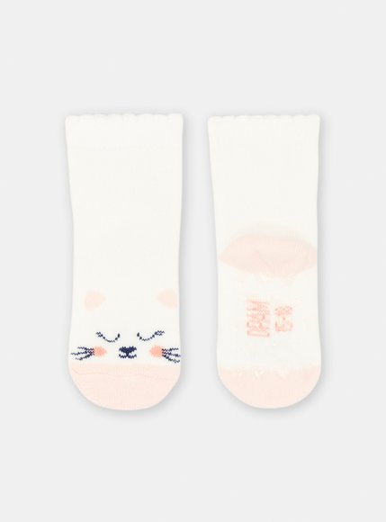 Βρεφικές Κάλτσες για Κορίτσια Λευκές Γάτα