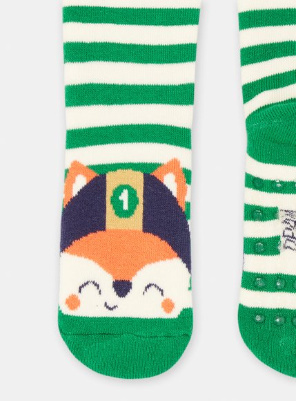 Βρεφικές Κάλτσες για Αγόρια Πράσινες Αλεπού
