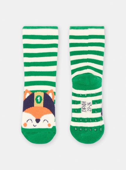 Βρεφικές Κάλτσες για Αγόρια Πράσινες Αλεπού