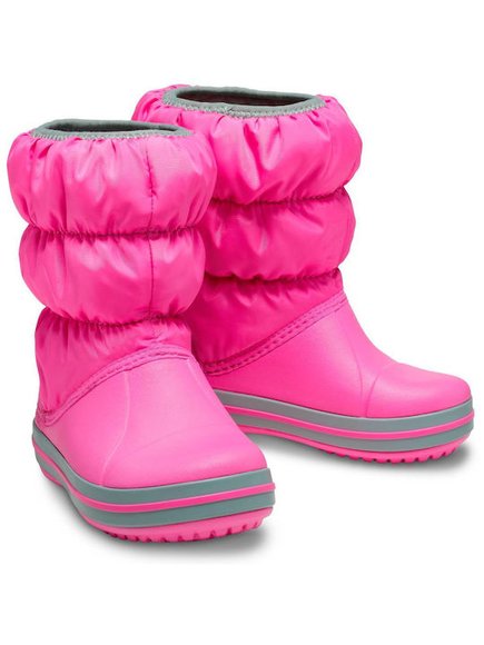 Παιδικές Γαλότσες Crocs για Κορίτσια Puff Candy Pink