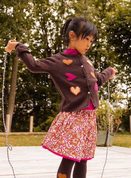 Παιδική Φούστα για Κορίτσια Διπλής Όψης Pink Dandellion
