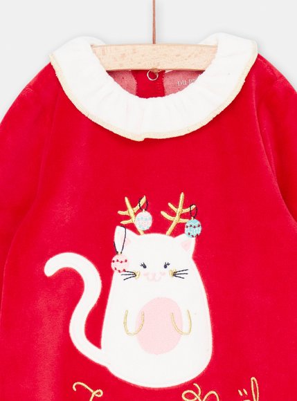 Βρεφικό Φορμάκι για Κορίτσια Red Kitty