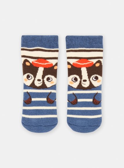 Βρεφικές Κάλτσες για Αγόρια Dusty Blue Bear