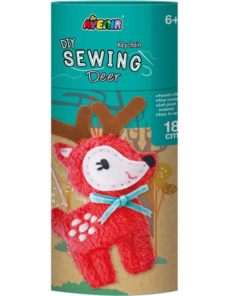 HMHB Avenir Sewing Doll-Deer - ΠΟΛΥΧΡΩΜΟ