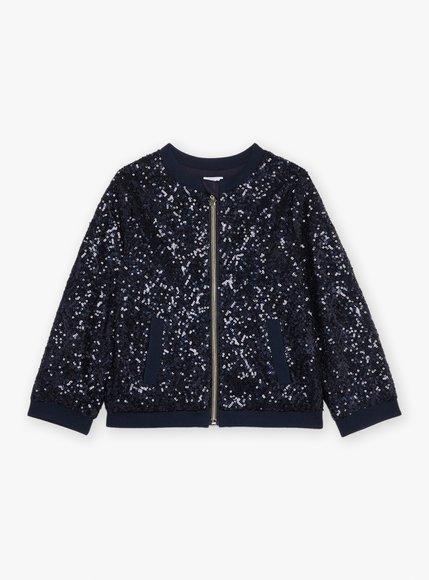 Παιδική Ζακέτα για Κορίτσια Sergent Major Blue Sequins