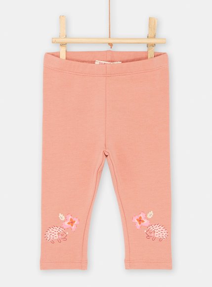 Βρεφικό Μακρυμάνικο Σετ για Κορίτσια Ροδακινί