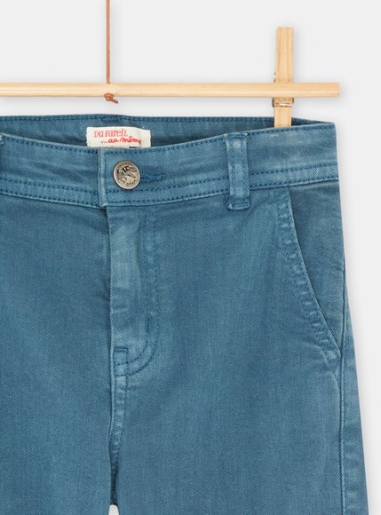 Παιδικό Παντελόνι για Αγόρια Light Blue Cargo