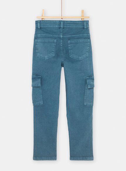 Παιδικό Παντελόνι για Αγόρια Light Blue Cargo