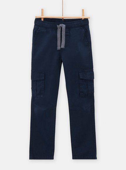 Παιδικό Παντελόνι για Αγόρια Cargo Navy Blue - ΜΠΛΕ