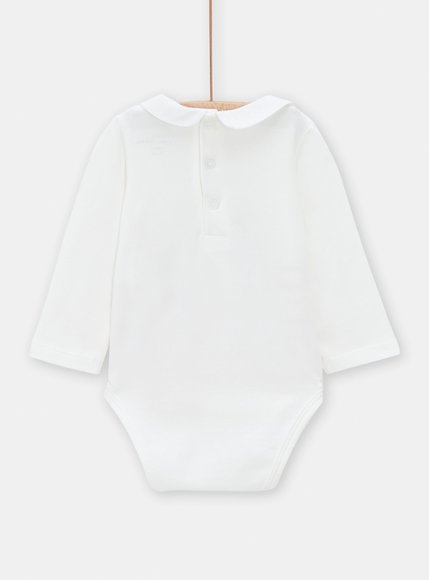 Βρεφικό Μακρυμάνικο Κορμάκι για Κορίτσια White/Red Stripes