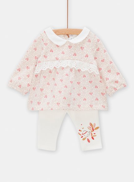 Βρεφικό Σετ για Κορίτσια Baby Pink Hearts